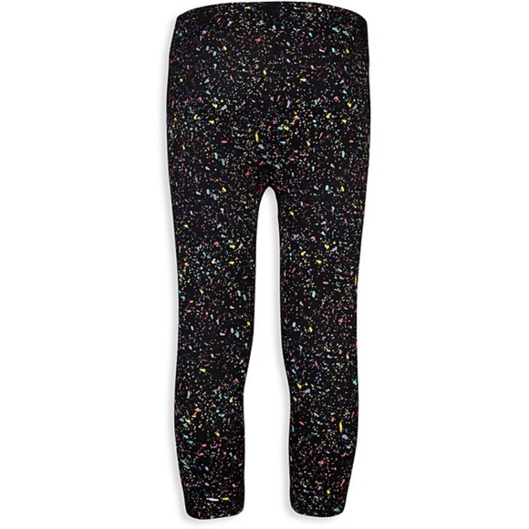CONVERSE NWT AUTHENTIC LITTLE GIRL’S BLACK SPLATTER LEGGINGS - Picture 3 of 9